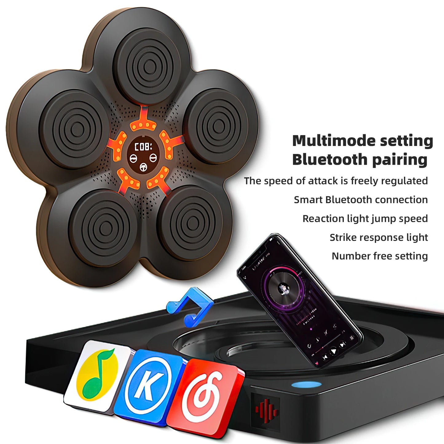 StrikeLight PRO – Entrenador de Reflejos de Boxeo con Luces LED
