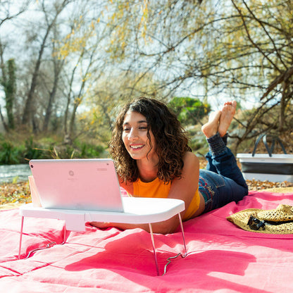 Cesta de Picnic Plegable con Tapa-Mesa