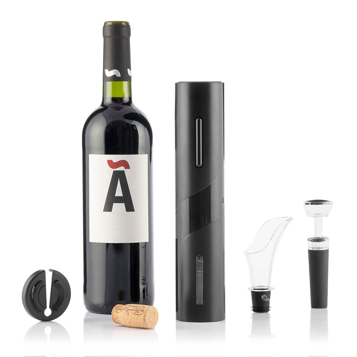 Sacacorchos Eléctrico con Accesorios para Vino Corking InnovaGoods