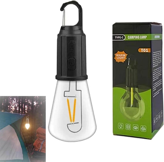 Bombilla Tipo C ideal para camping y decoración  - Foco Resistente al Agua IPX4