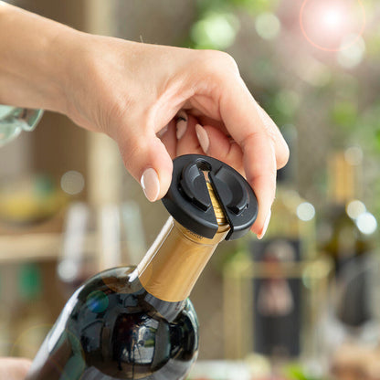 Sacacorchos Eléctrico con Accesorios para Vino Corking InnovaGoods